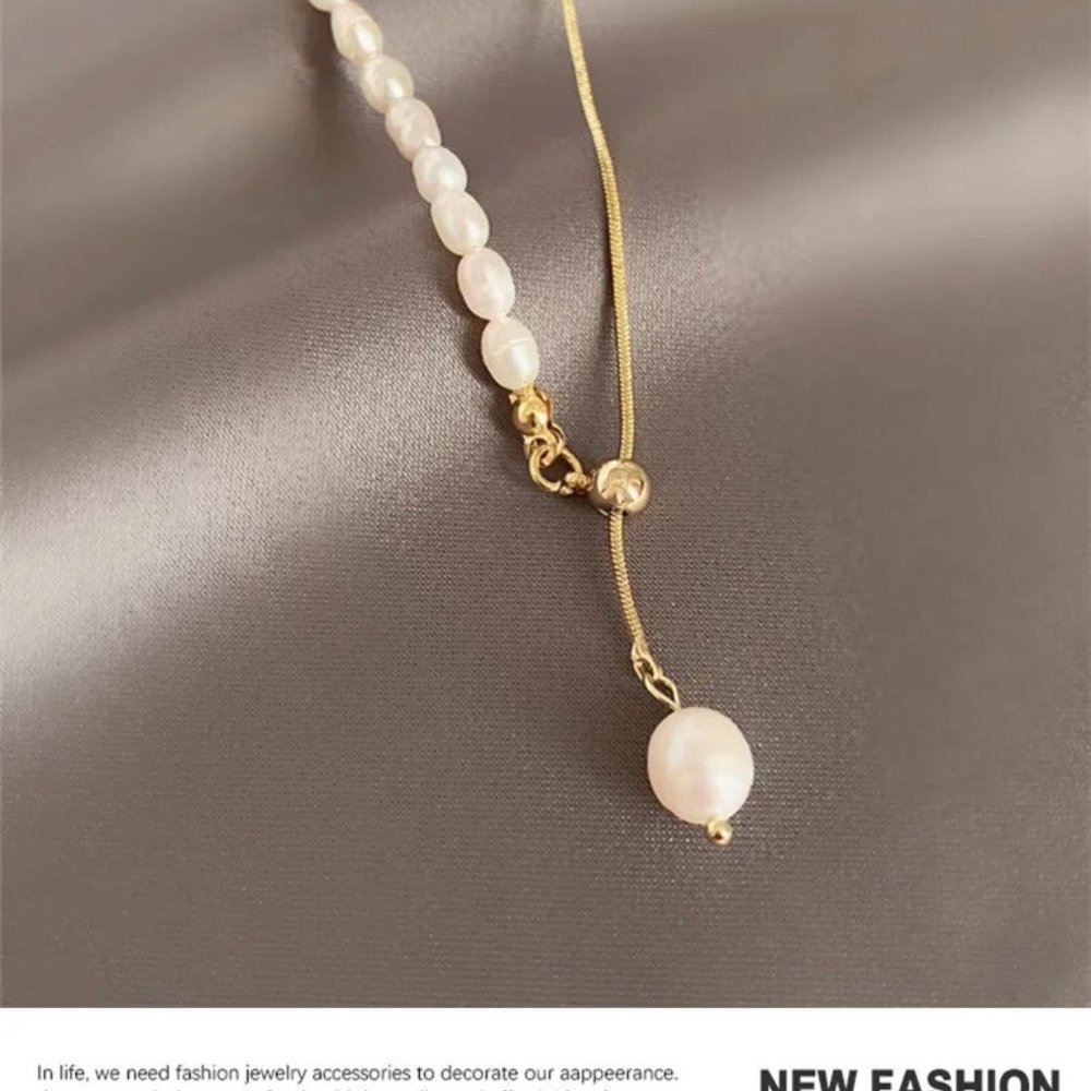 INS Style Natural  Luxury Pearl Necklace - Picture 2 of 6